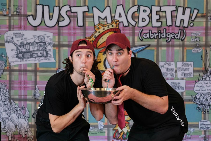 Dallas Reedman and James Thomasson in Just Macbeth! (abridged) with The Players
