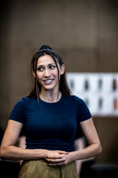 Tamara Lee Bailey as Regan during rehearsals for King Lear (2024)