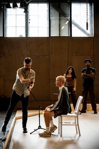 Bell Shakespeare Henry V Rehearsal 004389