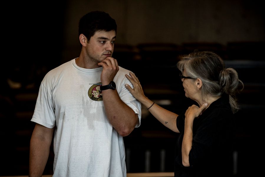 Bell Shakespeare Henry V Rehearsal 000539