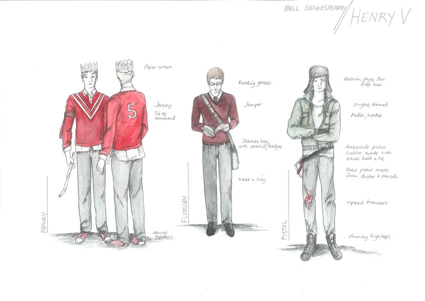 Henry 5 2014 Anna Gardiner Costume sketches v2 Page 4 Image 0001