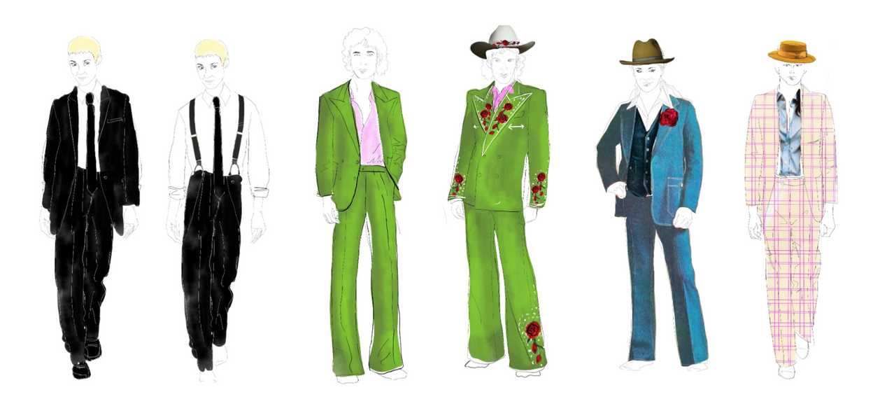 Costume designs by Hugh O'Connor