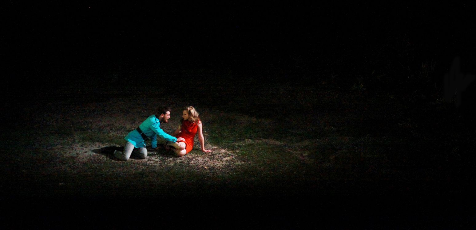 Dan Spielman as Macbeth and Kate Mulvany as Lady Macbeth (2012, photo: Rush)