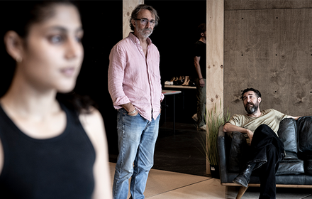 Julius Caesar rehearsal images 700x400