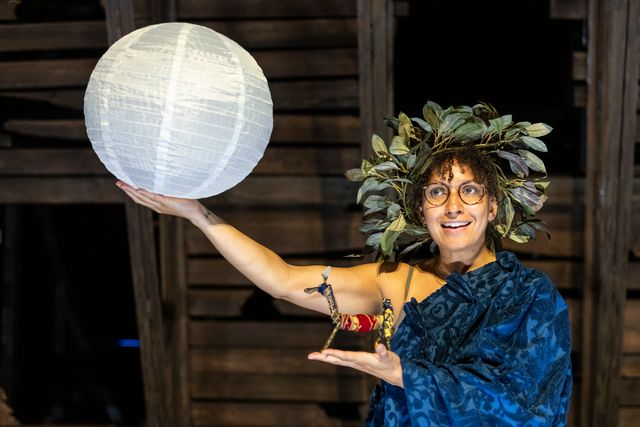 Isabel Burton as Starveling (as Moon) in A MIDSUMMER NIGHT'S DREAM (2024)