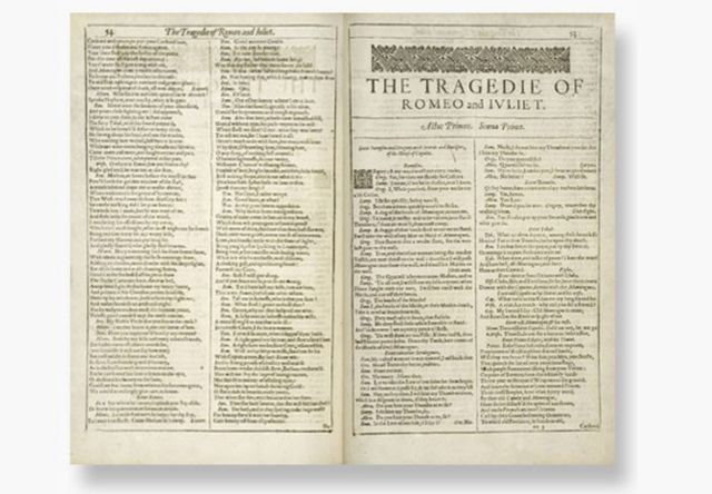 The First Folio, Romeo and Juliet