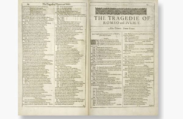 Romeo and Juliet the first folio